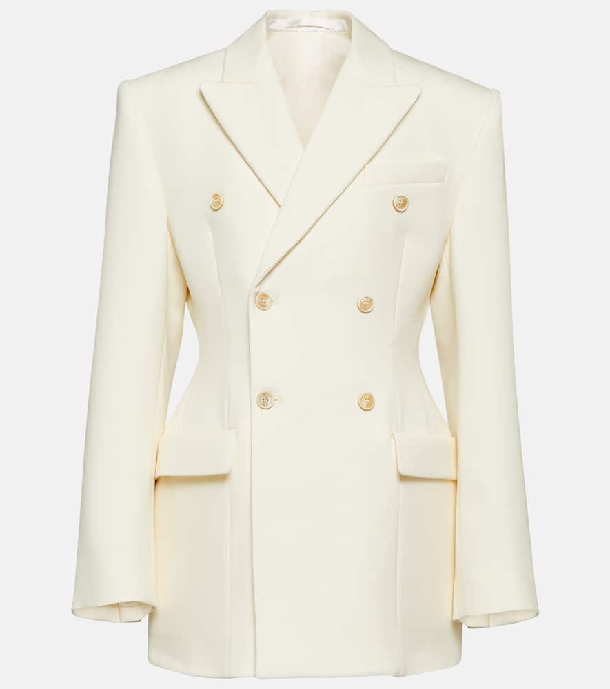 Wardrobe.NYC Contour double-breasted wool blazer
