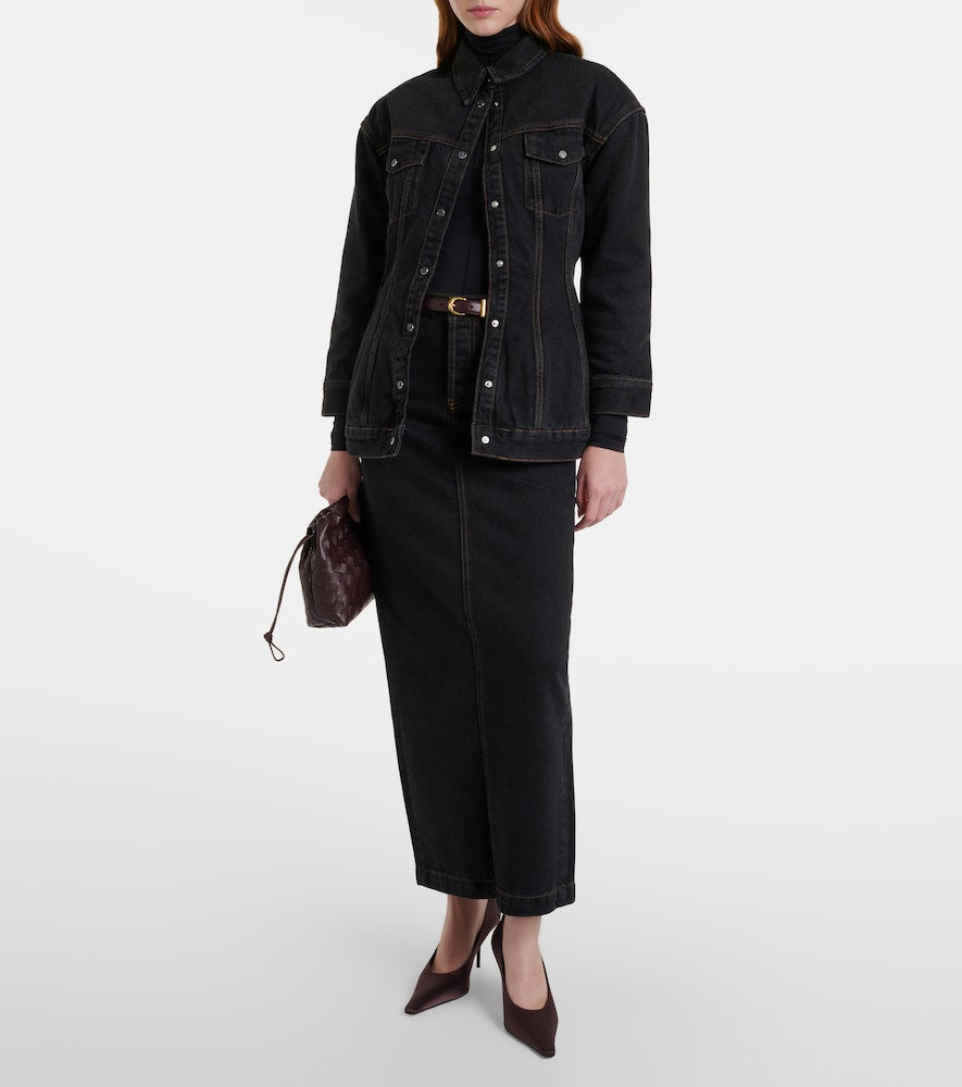 Wardrobe.NYC Denim maxi skirt