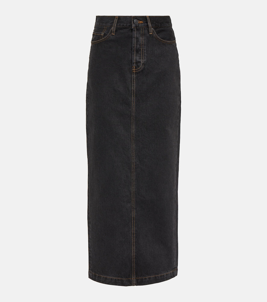 Wardrobe.NYC Denim maxi skirt - Wardrobe.NYC 牛仔长裙
