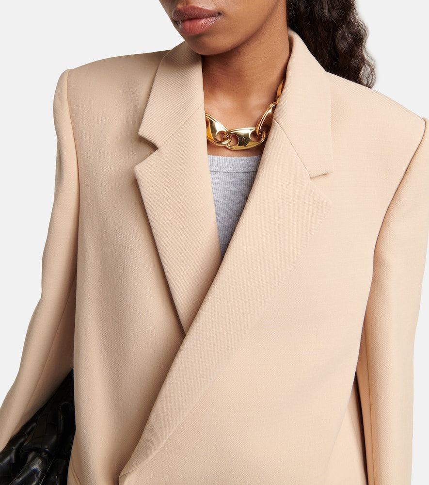 Wardrobe.NYC Double-breasted virgin wool blazer