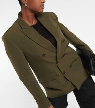 Wardrobe.NYC Double-breasted virgin wool blazer