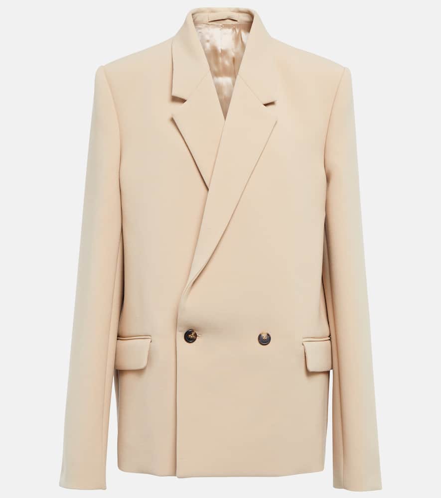 Wardrobe.NYC Double-breasted virgin wool blazer