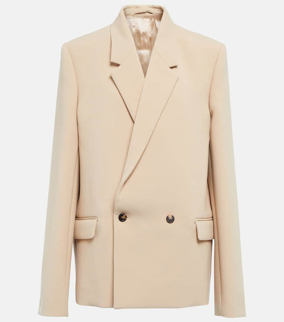 Wardrobe.NYC Double-breasted virgin wool blazer