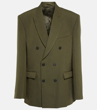 Wardrobe.NYC Double-breasted virgin wool blazer