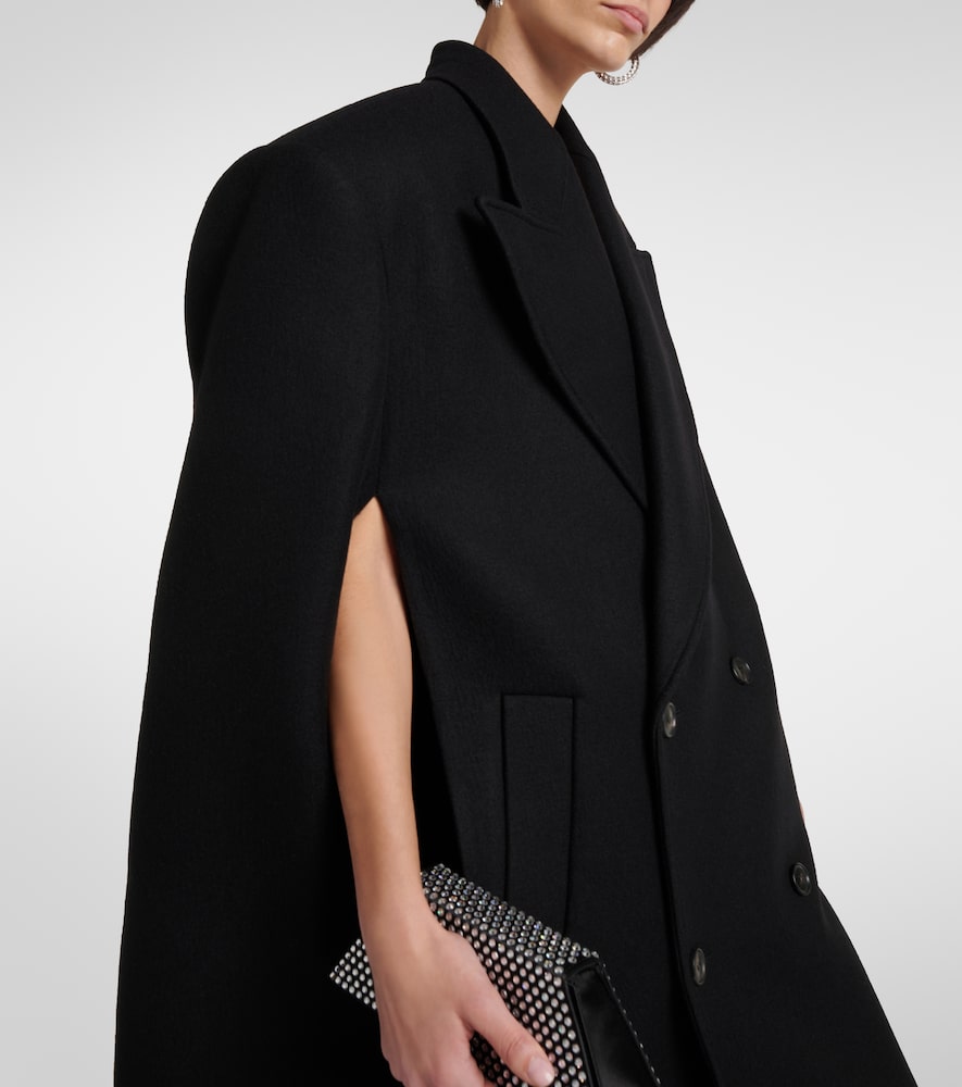 Wardrobe.NYC Double-breasted virgin wool cape