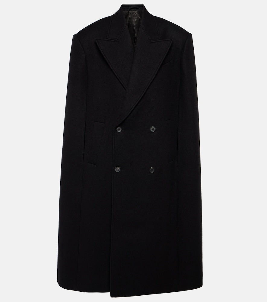 Wardrobe.NYC Double-breasted virgin wool cape - Wardrobe.NYC 双排扣羊毛披肩