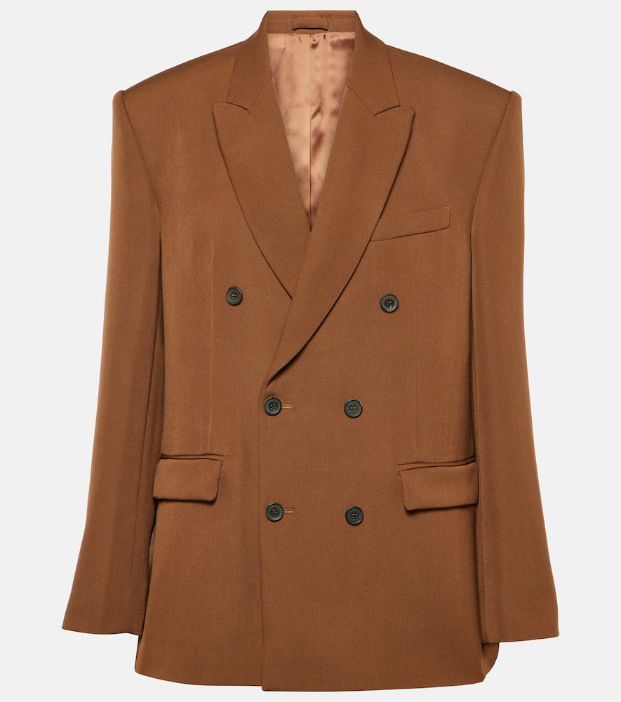 Wardrobe.NYC Double-breasted wool blazer
