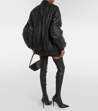 Wardrobe.NYC Leather bomber jacket