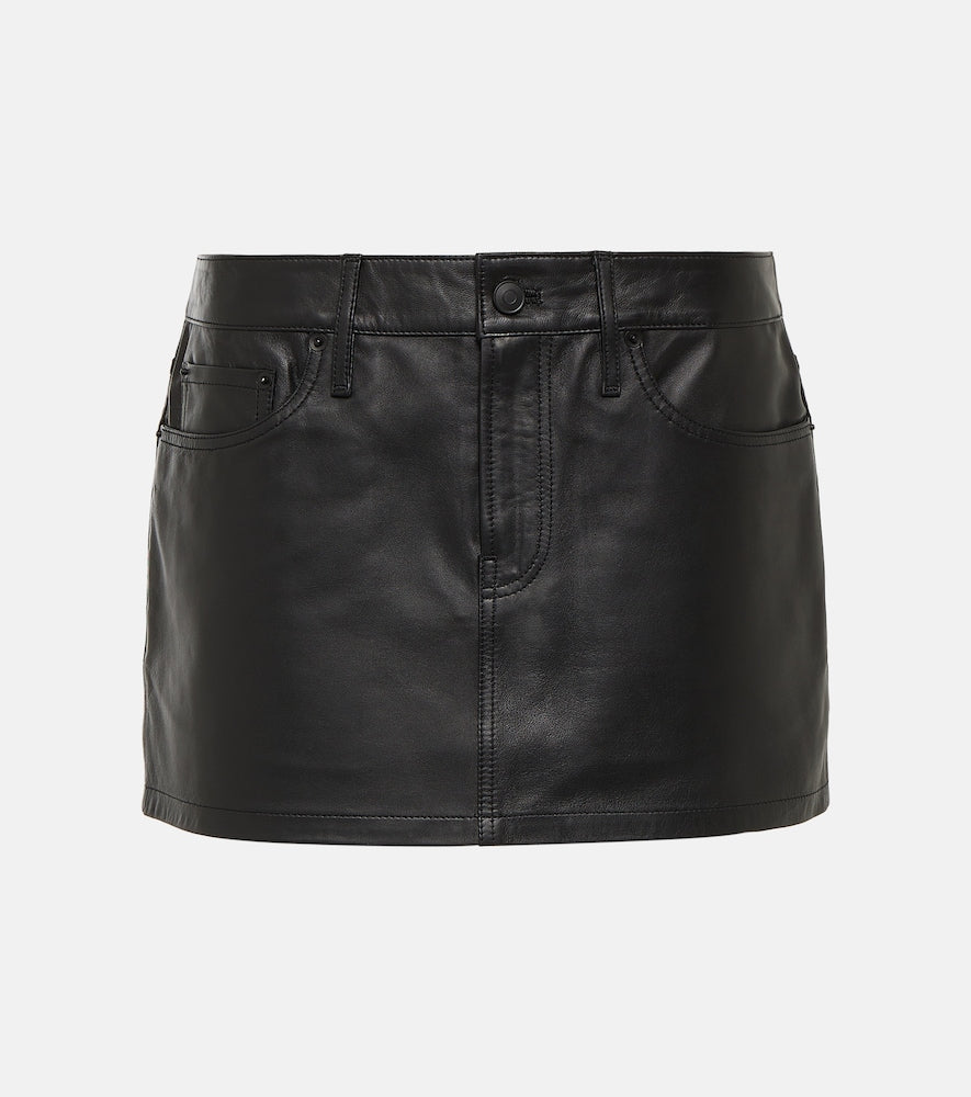 Wardrobe.NYC Micro leather miniskirt - Wardrobe.NYC 超细皮革迷你裙