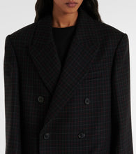 Wardrobe.NYC Oversized checked virgin wool coat