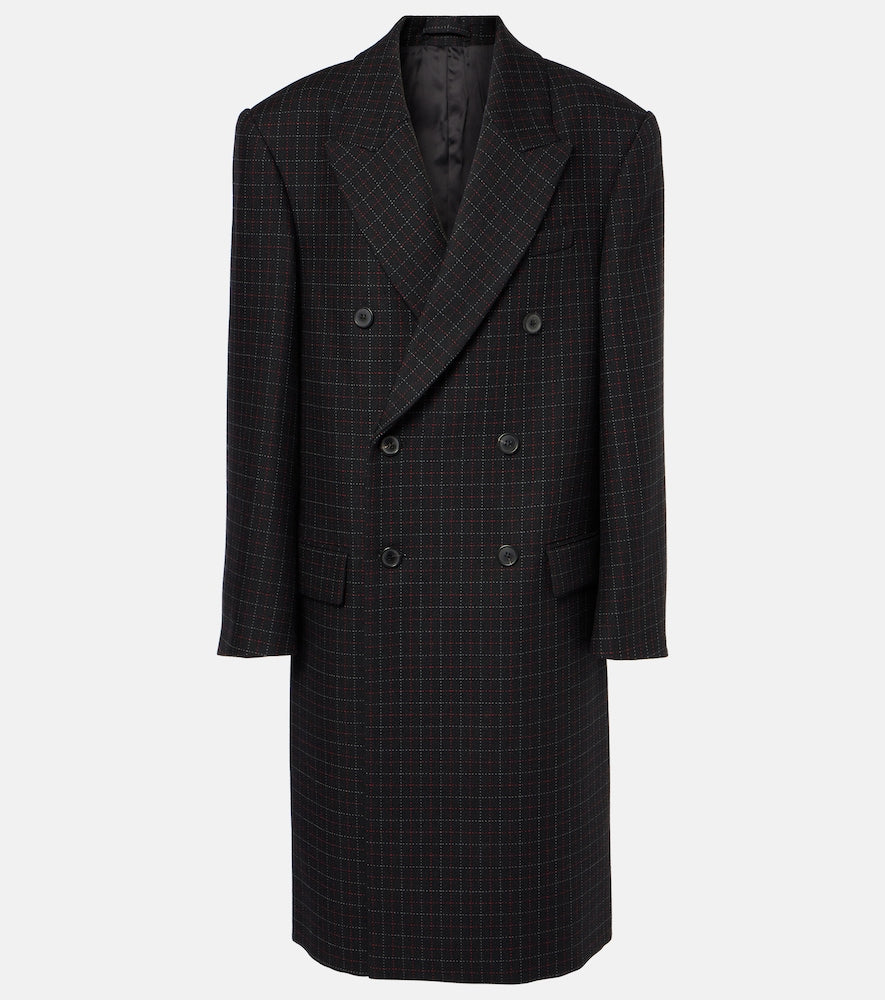 Wardrobe.NYC Oversized checked virgin wool coat - Wardrobe.NYC 超大格纹羊毛大衣