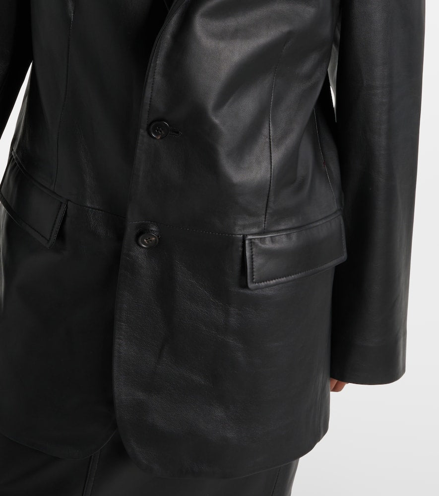 Wardrobe.NYC Oversized leather blazer