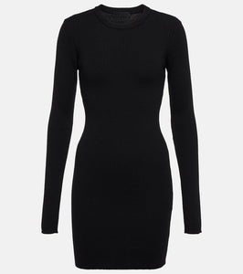 Wardrobe.NYC Rib-knit wool minidress