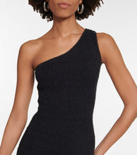 Wardrobe.NYC Ribbed cotton-blend minidress