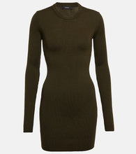 Wardrobe.NYC Ribbed-knit wool minidress. Wardrobe.NYC 罗纹针织羊毛迷你连衣裙