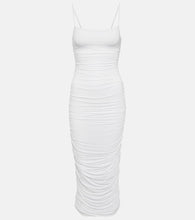 Wardrobe.NYC Ruched jersey slip dress