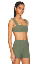 WeWoreWhat Bandeau Sports Bra in Army