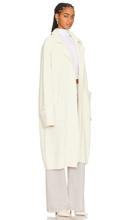 WeWoreWhat Collar Coat in Ivory