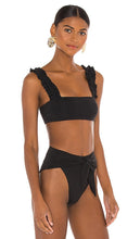 WeWoreWhat Como Bikini Top in Black