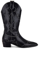 WeWoreWhat Cowboy Boot in Black - Botte de cowboy WeWoreWhat en noir - WeWoreWhat 黑色牛仔靴 - WeWoreWhat Cowboystiefel in Schwarz - WeWoreWhat 카우보이 부츠블랙 색상 - Stivale da cowboy WeWoreWhat in nero