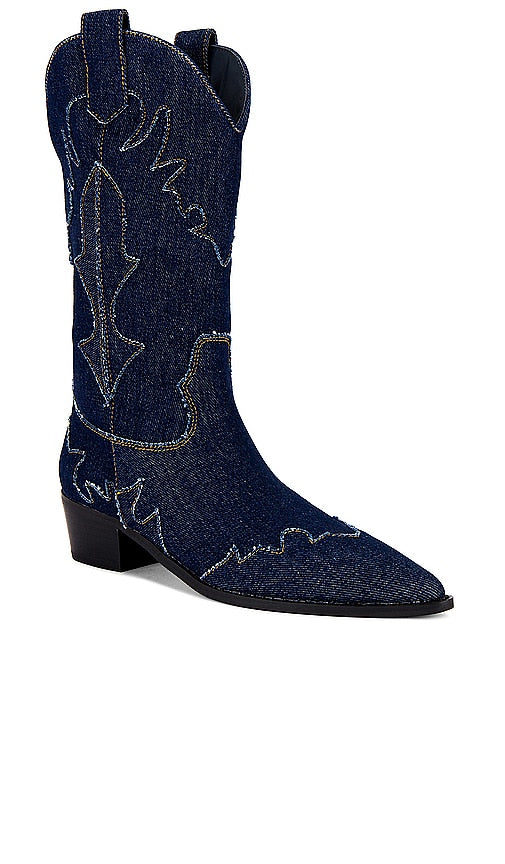 WeWoreWhat Cowboy Boot in Blue