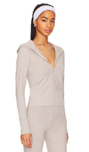 WeWoreWhat Fitted Zip Up Hoodie in Grey
