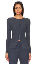 WeWoreWhat Fly Away Knit Top in Charcoal
