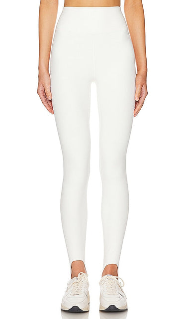 WeWoreWhat High Rise Stirrup Legging in Ivory - WeWoreWhat - Legging étrier taille haute en ivoire - WeWoreWhat 象牙色高腰马镫打底裤 - WeWoreWhat High Rise Steigbügel-Leggings in Elfenbein - WeWoreWhat 하이라이즈 스터럽 레깅스 - WeWoreWhat gambali con staffa a vita alta in avorio