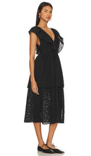 WeWoreWhat Ruffle Midi Dress in Black