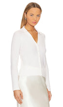 White + Warren Cashmere Polo Top in Ivory