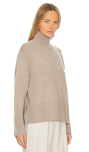 White + Warren Cashmere Standneck in Tan