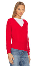 White + Warren Cashmere Sweater in Red