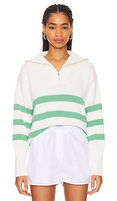 White + Warren Quarter Zip in White - White + Warren Quart de fermeture éclair en blanc - 白色 + Warren 白色四分之一拉链 - Weiß + Warren Quarter Zip in Weiß - White + 워렌 쿼터 지퍼 화이트 색상 - Bianco + cerniera a un quarto Warren in bianco