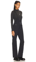 Whitespace High Waisted Riding Bib in Black