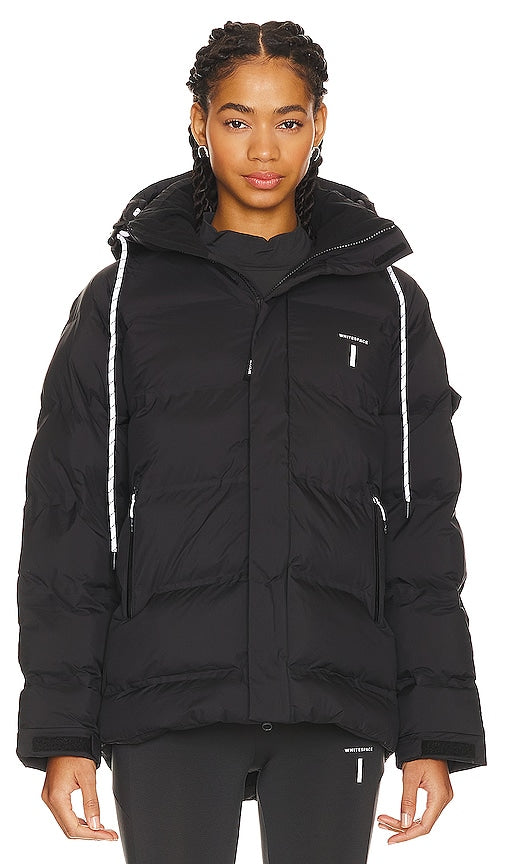Whitespace Insulated Riding Jacket in Black