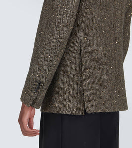 Winnie New York Herringbone wool-blend jacket