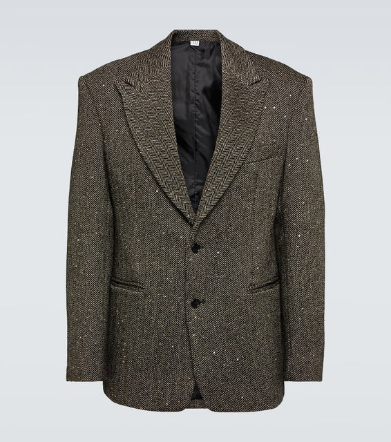 Winnie New York Herringbone wool-blend jacket