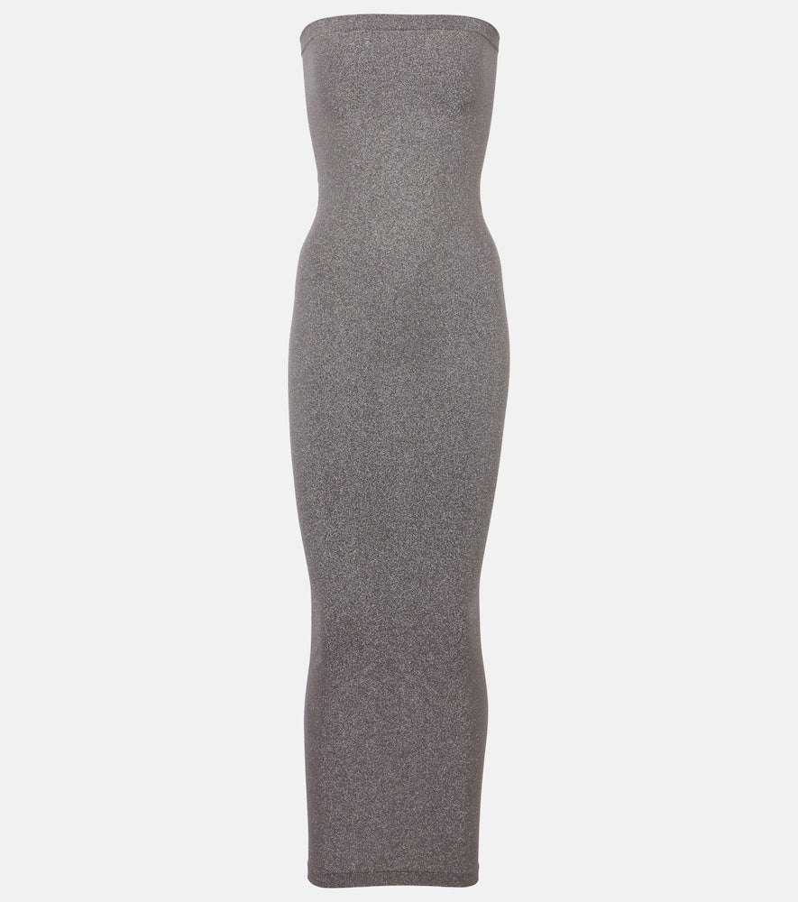 Wolford Fading Shine strapless midi dress. Wolford Fading Shine 无肩带中长连衣裙