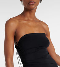 Wolford Fatal ruched strapless minidress