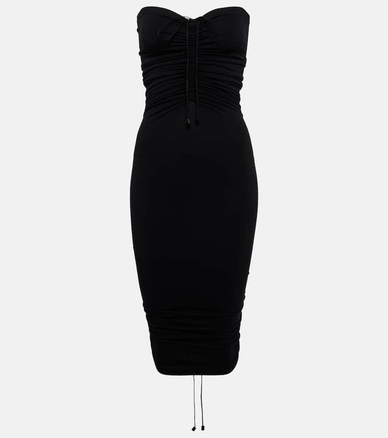 Wolford Fatal ruched strapless minidress