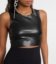 Wolford Faux leather minidress
