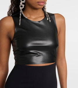 Wolford Faux leather minidress
