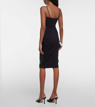 Wolford Faux leather-paneled mini dress