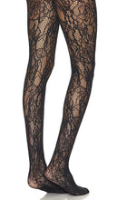 Wolford Floral Net Tights in Black