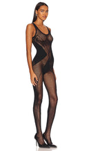 Wolford Romance Net Catsuit in Black