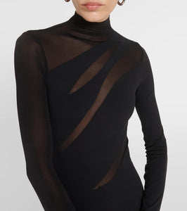 Wolford Sheer Opaque midi dress
