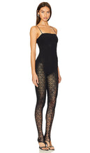 Wolford X Simkhai Warp Knit Logo Jumpsuit in Black