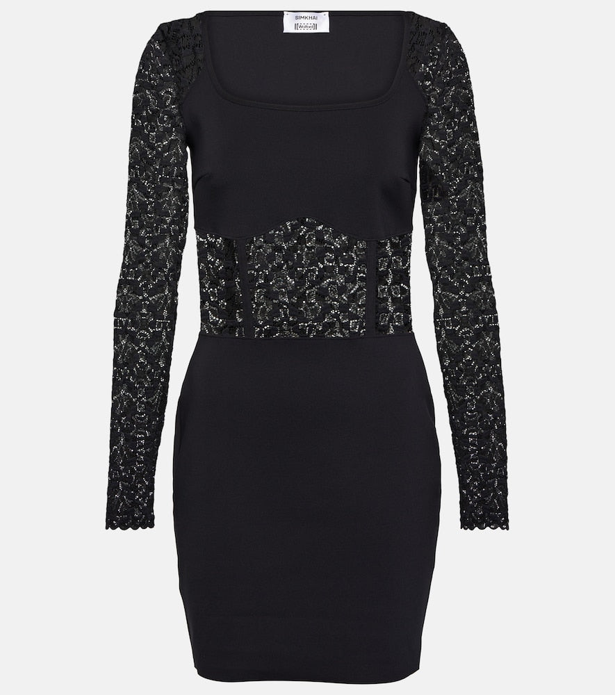 Wolford x Simkhai Intricate Pattern minidress. Wolford x Simkhai 精致图案迷你连衣裙