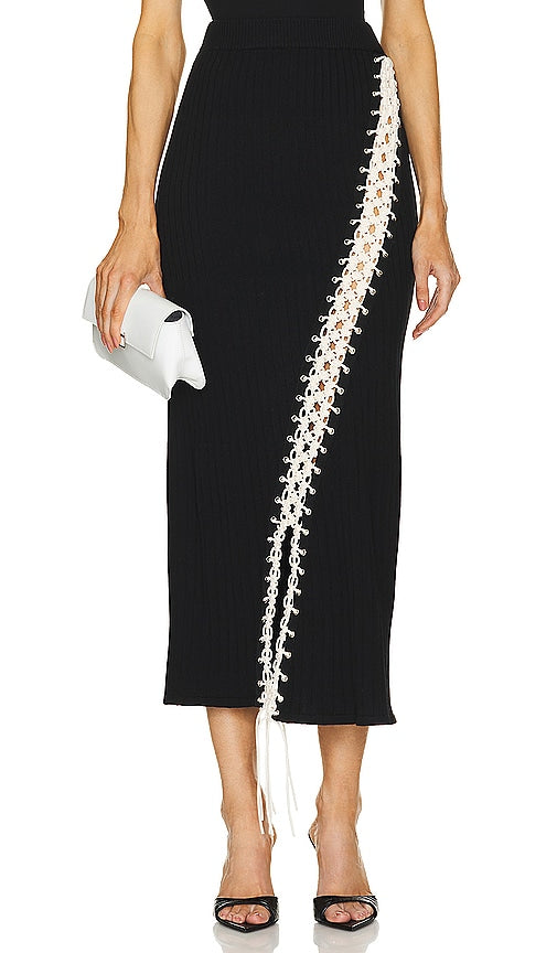 Wynn Hamlyn Edie Skirt in Black - Jupe Wynn Hamlyn Edie en noir - Wynn Hamlyn Edie 黑色裙子 - Wynn Hamlyn Edie Rock in Schwarz - Wynn Hamlyn Edie 스커트 - Gonna Wynn Hamlyn Edie nera