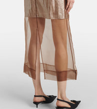 Xu Zhi Embesllished paneled midi dress